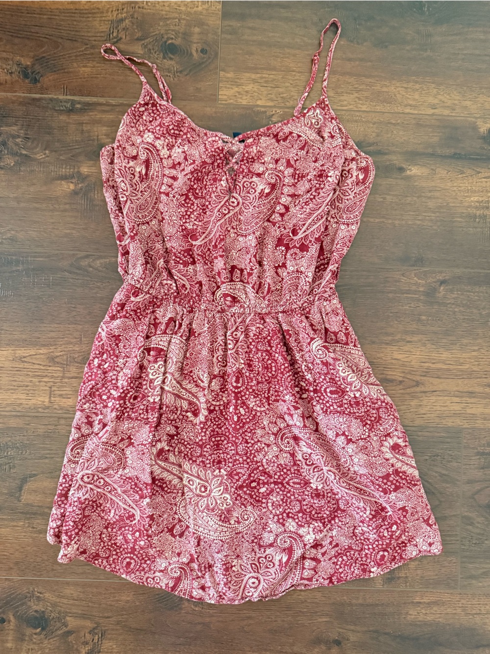 Women’s Red Paisley Dress
